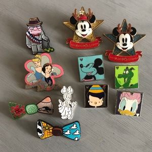 Disney Themed Pins- Whole Lot